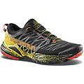 akasha ii scarpe trail running uomo black/yellow 48 5 eu
