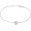 bracciale amélie oro bianco topazio cubic zirconia collezione amélie oro bianco