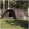 - tenda da campeggio a cupola per 6 persone marrone impermeabile