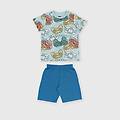 pigiama in jersey da bambino blu taglia 6