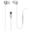 auricolari microfono filo in ear type c white bianco ausparrowtypecw