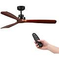 - ventilatore da soffitto maison senza luce e telecomando motore dc 30 w 6 velocità