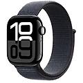 watch series 10 serie 10 gps + cellular 42mm cassa in alluminio color jet black con sport loop