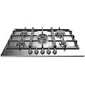 piano cottura 5 fuochi l 73 cm thp 751 w/ix/i it silver griglie in ghisa