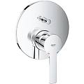 lineare miscelatore monocomando a 2 vie con deviatore cromo 24064001