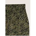 pantaloni regular fit in viscosa animalier con gamba dritta green zebra animalier donna medium