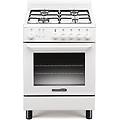 bertazzoni americana s64041wt24 cucina a gas elettrica bianca