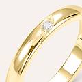 fede classica 3. 1 mm oro giallo diamante collezione fede tradizionale 375/1000 oro giallo