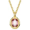 pendente imber taglio ottagonale rosa placcato color oro os