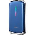 cellulare 2sim 3" c/flip contender blue metal