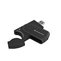 lettore di schede usb 3. 0 4 in 1 bian04b per sd x 2/ tf/microsd x 2/ush-i