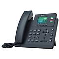 t33g telefono ip 4 linee led sip 2p gigabit 4 tasti blf grigio