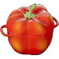 ceramique cocotte peperone 11 cm arancione-rosso