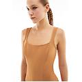 body scollo quadrato in similpelle lucida lion donna small