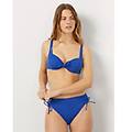 slip del costume in fish tale con fianchi laterali alti essentials / blu elettrico / 4 blu
