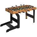 calcio balilla pieghevole in legno con gambe 101x51x70 cm cb games
