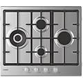 idea chg6d4wx acciaio inox da incasso 60 cm gas 4 fornello(i)