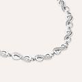 bracciale silver moments argento rodiato cubic zirconia collezione silver moments bianco
