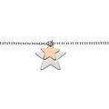 bracciale silver collection argento bicolore bianco / rosa collezione silver collection bicolore