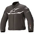 giacca t-sps waterproof junior nero / bianco nero bianco 140