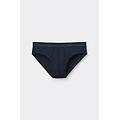 slip uomo in cotone superior con logo uomo blu taglia 4