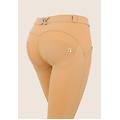 pantaloni push up wr. up 7/8 superskinny cotone organico warm sand donna large