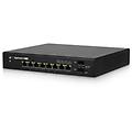 networks edgeswitch 8 gestito gigabit ethernet (10/100/1000) supporto power over ethernet (poe) nero