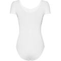 body danza a manica corta white donna medium