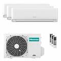 condizionatore ecosense trial split 7000+7000+7000 btu inverter a++ wifi unità esterna 5. 5