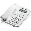 ct202 telefono fisso bianco con display