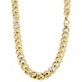 collana uomo oro giallo bianco gl101292