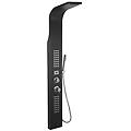 colonna doccia mod. nilo in alluminio verniciato nero cod. 101b38801