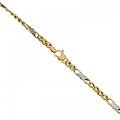 bracciale uomo in oro giallo e bianco 803321718188