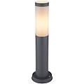 lampione da giardino boston h 45 cm grigio ip44