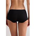 culotte a pantaloncino in cotone donna nero taglia 2