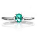 anello donna diamanti smeraldo fasm1