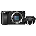 - kit fotocamera digitale mirrorless alpha 6100 nero sensore cmos 24 2 mpx 4k + obiettivo