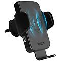 supporto a clip con ricarica wireless da 15 w nero