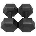 - trade shop coppia di manubri in vinile da 7 5kg ognuno manubri pesi palestra fitness sport