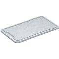 tagliere in plastica light grey 36x23x1. 5cm