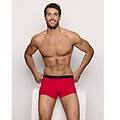 boxer in cotone elasticizzato new fashion color / rosso / 3 rosso