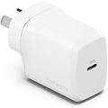 cygnett - caricatore da muro dual usb-c slim 30w eu bianco