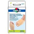 master-aid foot care protezione combinata per alluce valgo e metatarso small
