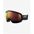 maschera fovea nero con lente clarity intense partly sunny orange