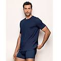 maglia da uomo in tencel modal cotone e seta / blu notte / m blu notte