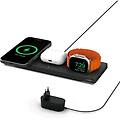 tappetino di ricarica wireless 3 in 1 con magsafe nero
