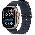 watch ultra 2 gps + cellular 49mm retina oled titanio con cinturino ocean band blu marino resistenza
