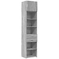 - mobile sottile grigio sonoma 50x42 5x225 cm in truciolato