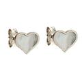 orecchini cuore donna in oro bianco 803321733450