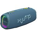 x jump altoparlante amplificato 90w wireless tws usb micro sd aux-in xj 200 blu